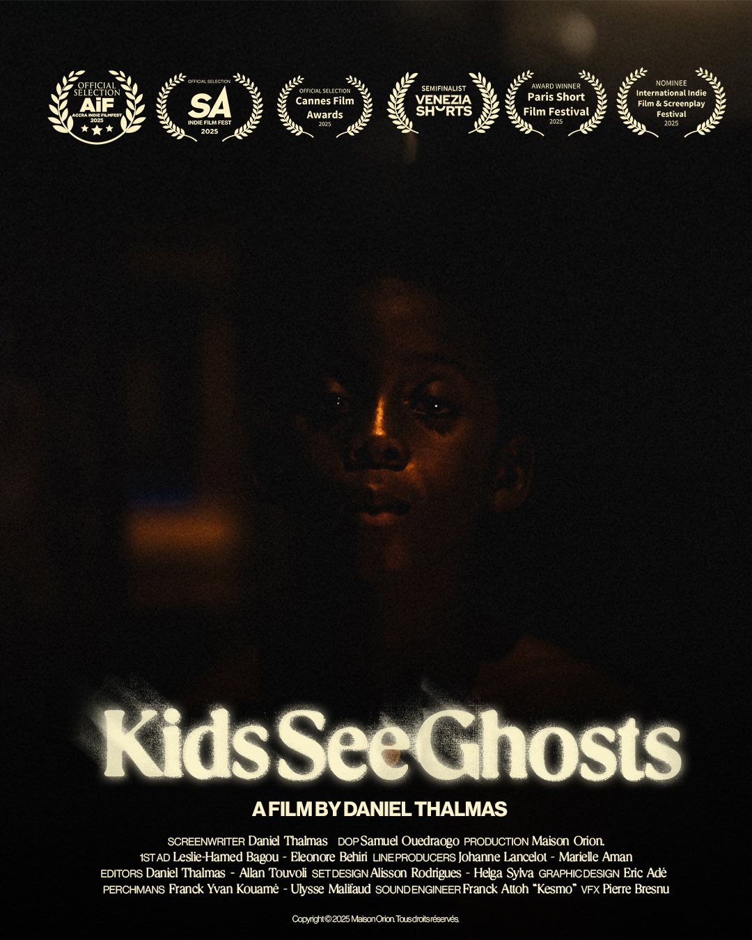 Affiche du film Kids See Ghosts, un film de Daniel Thalmas